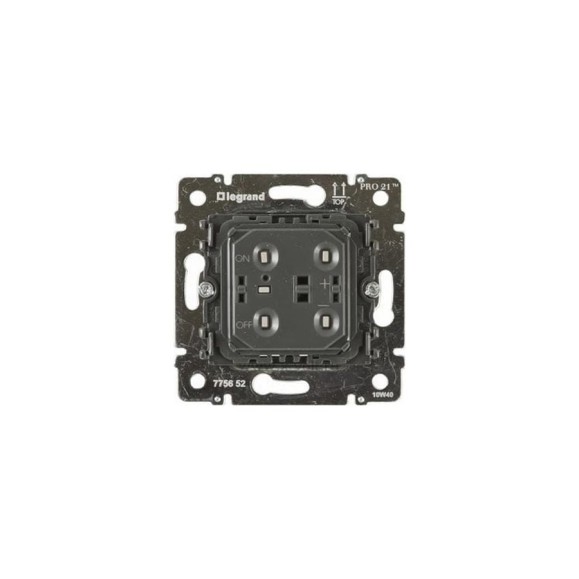 Кнопочный светорегулятор Legrand Galea Life 40-400 Вт для всех видов нагрузки 775652