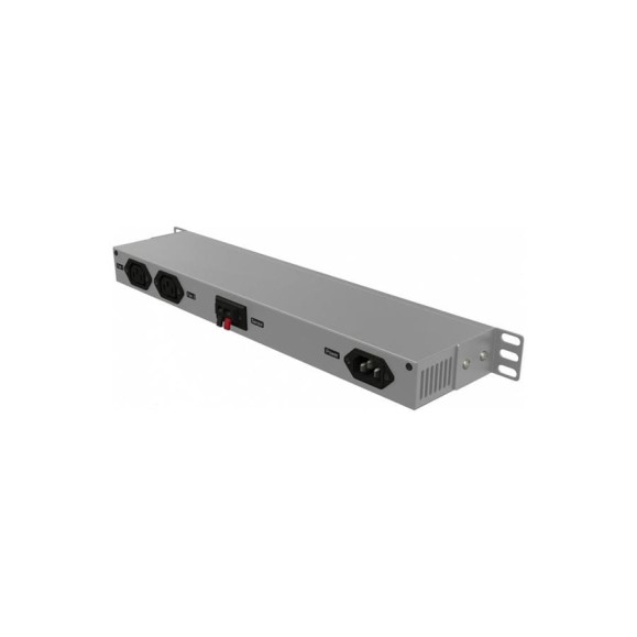 Микропроцессорная контрольная панель Hyperline TMPY2-230V-RAL7035 1U, для всех шкафов 19'' 451870