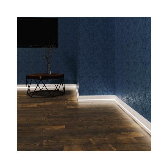Напольный плинтус Evrowood PN 100 LED 100x16x2000 мм PN100LED