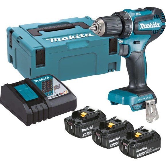 Аккумуляторная дрель-шуруповерт Makita LXT BL 18В DDF485RF3J Аккумуляторная дрель-шуруповерт Makita LXT BL 18В DDF485RF3J