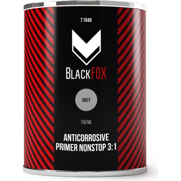 Изолирующий антикоррозионный грунт BlackFox 2К NONSTOP 3:1, серый 750+250 мл 71040 Изолирующий антикоррозионный грунт BlackFox 2К NONSTOP 3:1, серый 750+250 мл 71040