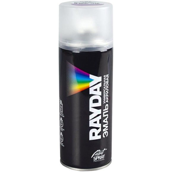 Акриловая аэрозольная краска RAYDAY Ral 4005 лиловая, полуматовая, 520 мл Rd-075 223221 Акриловая аэрозольная краска RAYDAY Ral 4005 лиловая, полуматовая, 520 мл Rd-075 223221