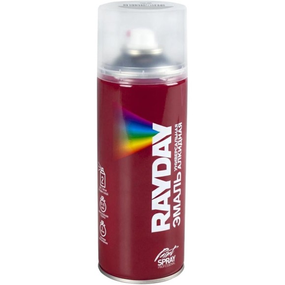 Алкидная аэрозольная краска RAYDAY Ral 7035 светло-серая, 520 мл Rd-046 223193 Алкидная аэрозольная краска RAYDAY Ral 7035 светло-серая, 520 мл Rd-046 223193