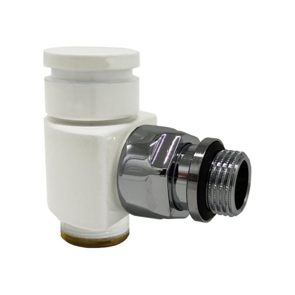 Угловой запорный клапан SR Rubinetterie Prestige & Minimal 1/2 x 24/19, белый 0363-1500VCPA