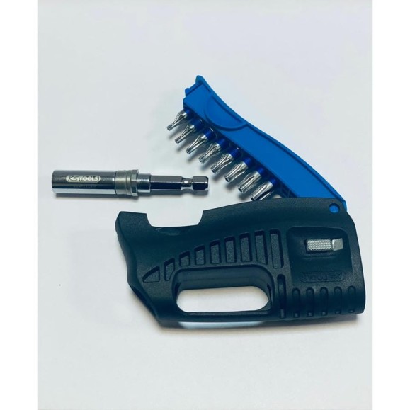 Набор бит с отверткой KS Tools TB 1/4" реверсивная трещотка, складывающийся 918.2855 Набор бит с отверткой KS Tools TB 1/4" реверсивная трещотка, складывающийся 918.2855