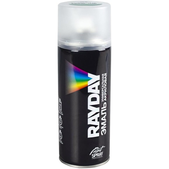 Акриловая аэрозольная краска RAYDAY Ral 6018 ярко-зеленая, полуматовая, 520 мл Rd-070 223216 Акриловая аэрозольная краска RAYDAY Ral 6018 ярко-зеленая, полуматовая, 520 мл Rd-070 223216