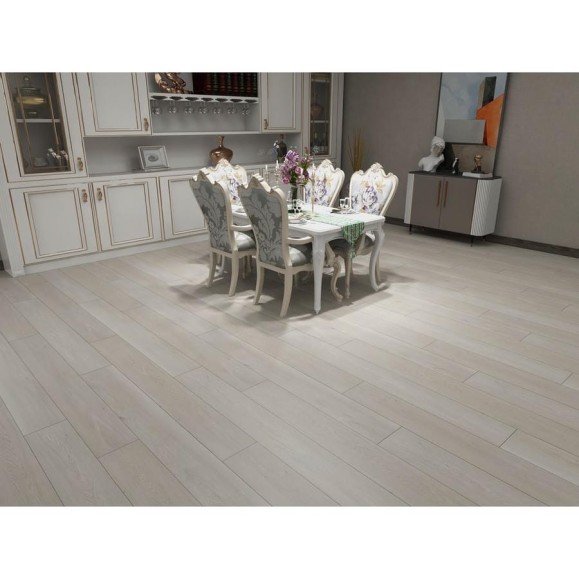 Виниловый пол с подложкой FLOORWOOD Genesis Дуб Корвус 43 класс, толщина 5 мм, влагостойкий, с микрофаской, 2,44 кв. м MC 82123-07