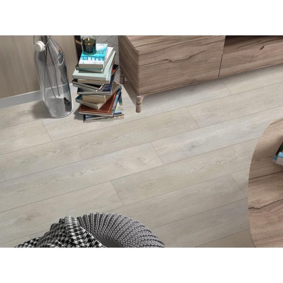 Виниловый пол с подложкой FLOORWOOD Genesis Дуб Элрут 43 класс, толщина 5 мм, влагостойкий, с микрофаской, 2.442 кв. м M 088589-6 M06