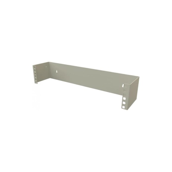 Настенный кронштейн Hyperline BW19-2U-110F-RAL7035 для 19" оборудования, высота 2U 454252 Настенный кронштейн Hyperline BW19-2U-110F-RAL7035 для 19" оборудования, высота 2U 454252
