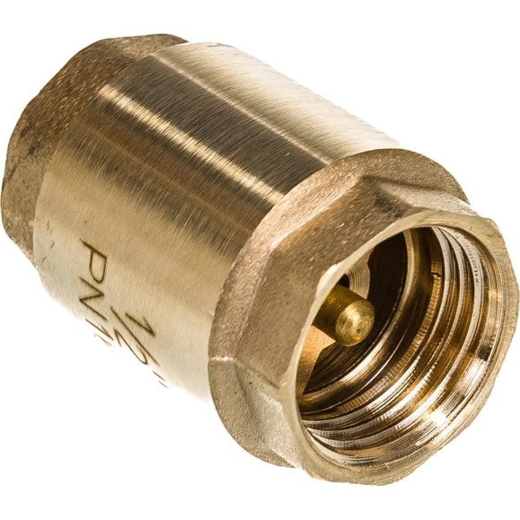 Обратный клапан MasterProf 1/2" латунный сердечник. ИС.080371 Обратный клапан MasterProf 1/2" латунный сердечник. ИС.080371