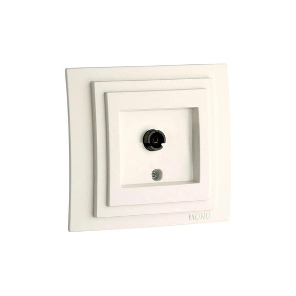 TV розетка конц. с экраном Mono Electric LARISA слоновая кость 103-010105-138 TV розетка конц. с экраном Mono Electric LARISA слоновая кость 103-010105-138