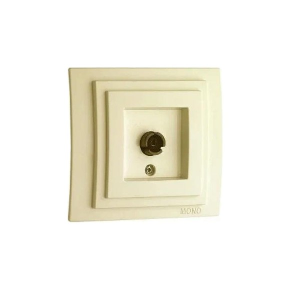 TV розетка конц. с экраном Mono Electric LARISA крем 103-171705-138 TV розетка конц. с экраном Mono Electric LARISA крем 103-171705-138