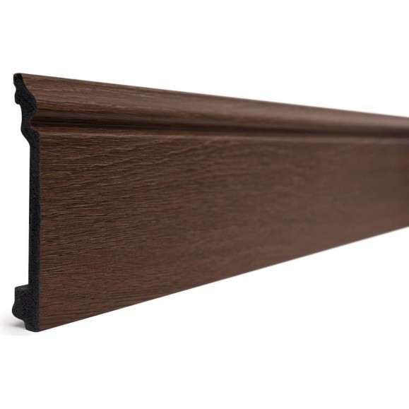 Напольный плинтус Decor-Dizayn ударопрочный влагостойкий цвет тик 100Х16Х2400 мм 701-82SH Напольный плинтус Decor-Dizayn ударопрочный влагостойкий цвет тик 100Х16Х2400 мм 701-82SH