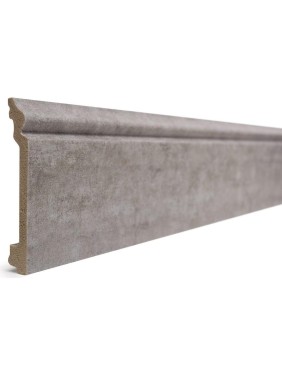 Напольный плинтус Decor-Dizayn ударопрочный влагостойкий цвет серый бархат 100Х16Х2400 мм 701-25 Напольный плинтус Decor-Dizayn ударопрочный влагостойкий цвет серый бархат 100Х16Х2400 мм 701-25