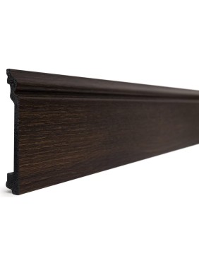 Напольный плинтус Decor-Dizayn ударопрочный влагостойкий цвет венге 100Х16Х2400 мм 701-93SH Напольный плинтус Decor-Dizayn ударопрочный влагостойкий цвет венге 100Х16Х2400 мм 701-93SH