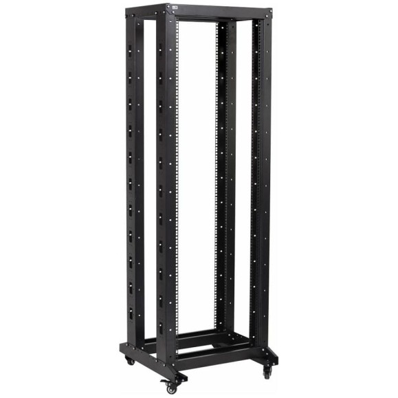 Двухрамная стойка IEK ITK 19 42U, 600x600, на роликах, черная LF05-42U66-2R