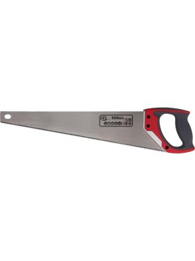 Универсальная ножовка по дереву PQtools профи 500 мм, 7 TPI, двухкомпонентная ручка Лк-00002745