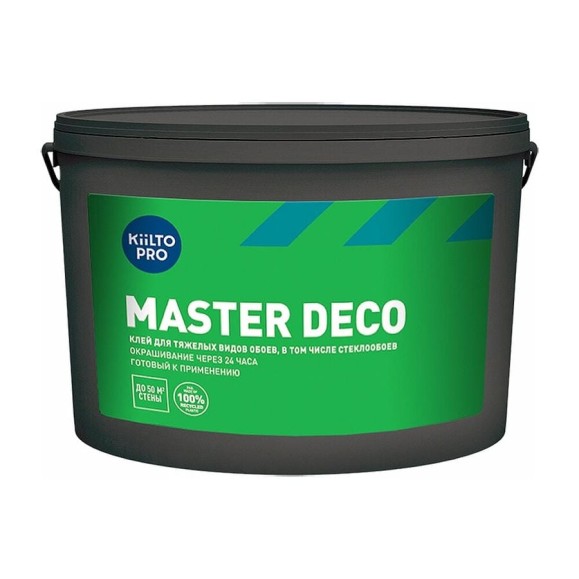 Готовый клей для стеклообоев KIILTO MASTER DECO 10 л T6508.312K