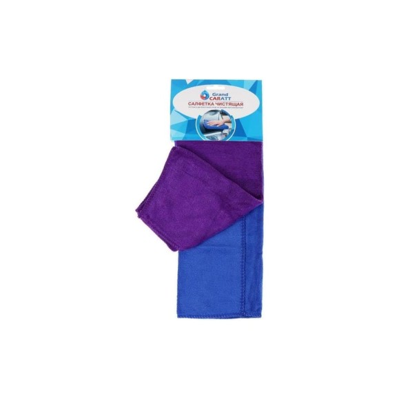 Салфетка для автомобиля Grand Caratt микрофибра, 300 г/м2, 35х40 см, 2 шт. 5391071