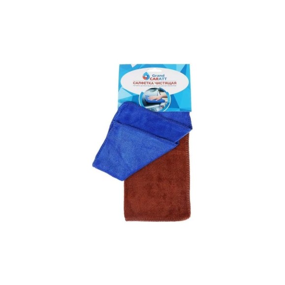 Салфетка для автомобиля Grand Caratt микрофибра, 300 г/м2, 25х25 см, 2 шт. 5391068