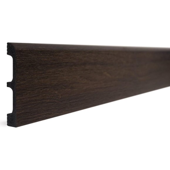 Плинтус напольный ударопрочный влагостойкий (венге; 80Х13Х2400 мм) Decor-Dizayn 706-93SH Плинтус напольный ударопрочный влагостойкий (венге; 80Х13Х2400 мм) Decor-Dizayn 706-93SH