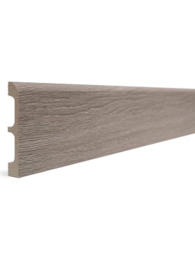Плинтус напольный ударопрочный влагостойкий (серый; 80Х13Х2400 мм) Decor-Dizayn 706-80SH Плинтус напольный ударопрочный влагостойкий (серый; 80Х13Х2400 мм) Decor-Dizayn 706-80SH