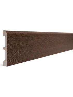 Плинтус напольный ударопрочный влагостойкий (тик; 80Х13Х2400 мм) Decor-Dizayn 706-82SH Плинтус напольный ударопрочный влагостойкий (тик; 80Х13Х2400 мм) Decor-Dizayn 706-82SH