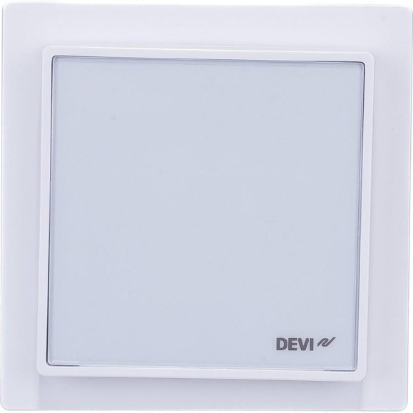 Терморегулятор DEVIreg™ Smart интеллектуальный с Wi-Fi, полярно-белый, 16А DEVI 140F1140 Терморегулятор DEVIreg™ Smart интеллектуальный с Wi-Fi, полярно-белый, 16А DEVI 140F1140