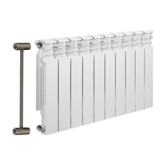 Биметаллический радиатор отопления Solur PRESTIGE 10 секций BMET10
