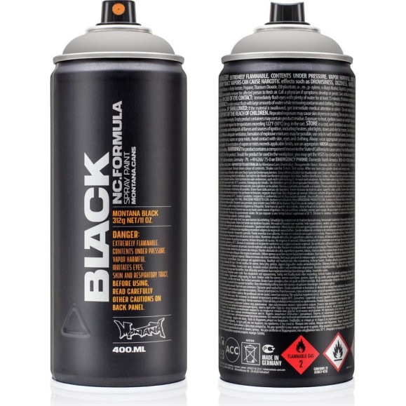 Краска MONTANA BLACK гетто, 0.4 л 7320 BLK