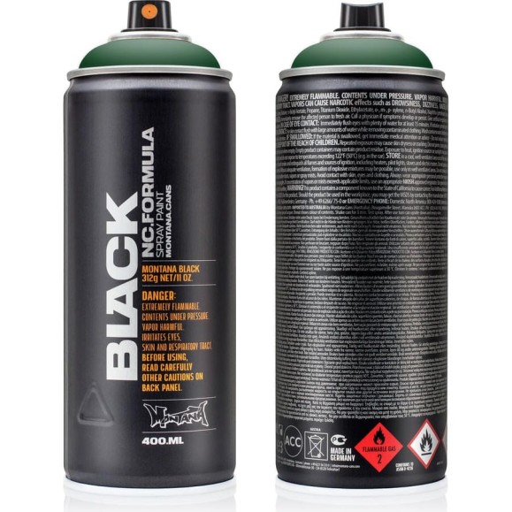 Краска MONTANA BLACK банкнота, 0.4 л 6065 BLK