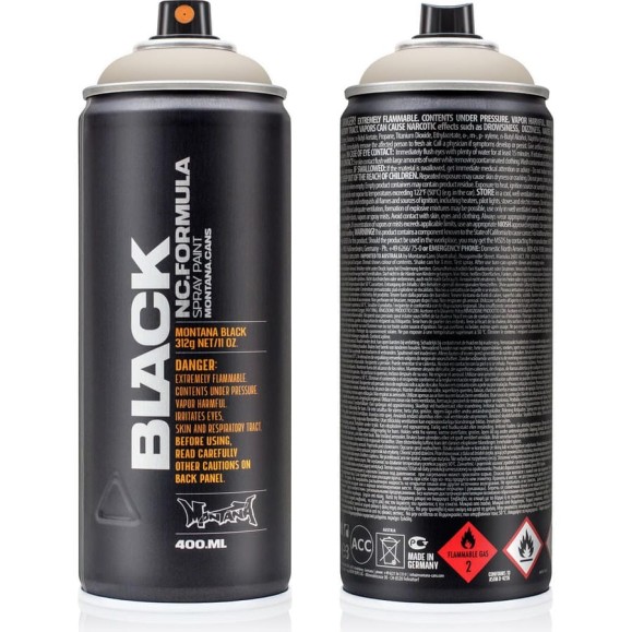 Краска MONTANA BLACK бежево-серая, 0.4 л 7110 BLK
