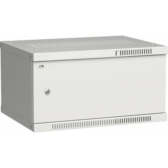 Шкаф ITK LINEA WE 6U 600x450мм дверь металл серый LWE3-06U64-MF Шкаф ITK LINEA WE 6U 600x450мм дверь металл серый LWE3-06U64-MF