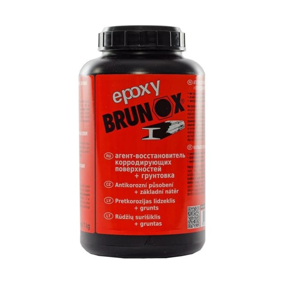 Грунтовка и преобразователь ржавчины BRUNOX Epoxy, 1000 ml флакон BR100EP Грунтовка и преобразователь ржавчины BRUNOX Epoxy, 1000 ml флакон BR100EP