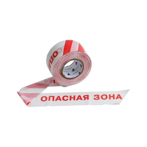 Оградительная лента с логотипом Опасная зона Протэкт 250 п.м.,75 мм, бело-красный ЛО-250/75 Ст, Лог ОЗ, б/кр Оградительная лента с логотипом Опасная зона Протэкт 250 п.м.,75 мм, бело-красный ЛО-250/75 Ст, Лог ОЗ, б/кр