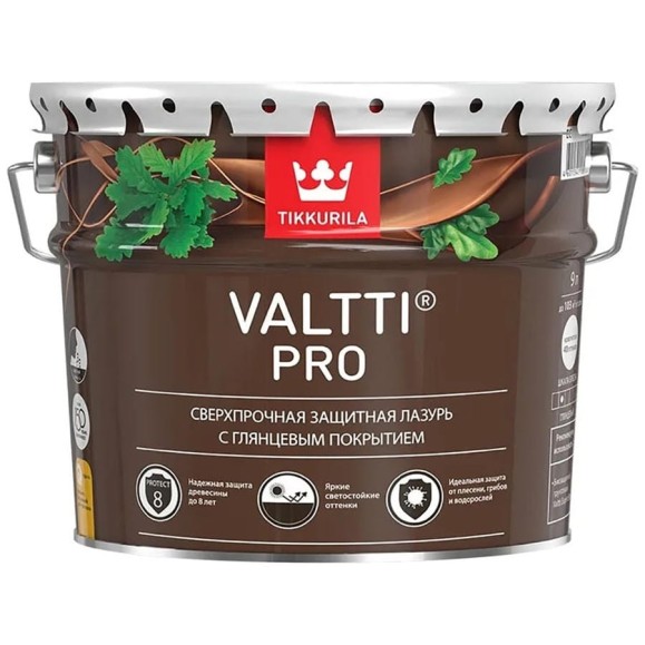 Антисептик для дерева Tikkurila Валтти Pro орех, 9 л 52778 700010332