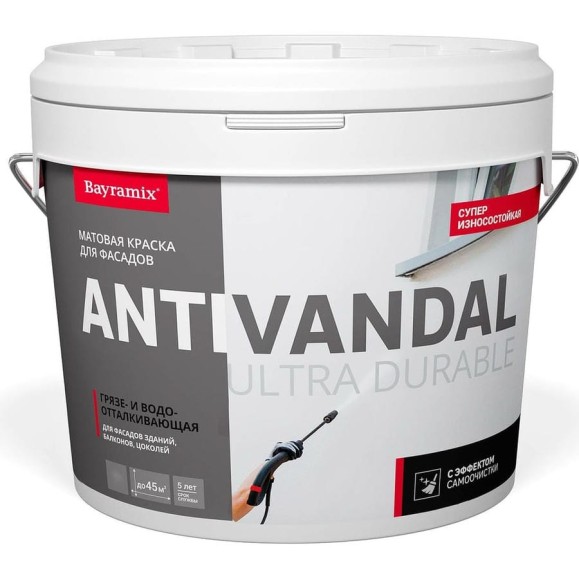 Краска Bayramix Ultra Durable (антивандальная; 4 кг; 2.7 л) BUD-027