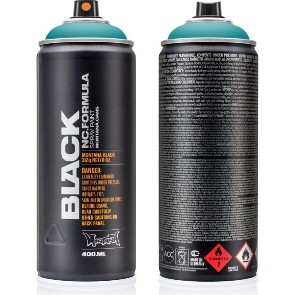 Краска MONTANA BLACK морская сирена, 0.4 л 6150 BLK