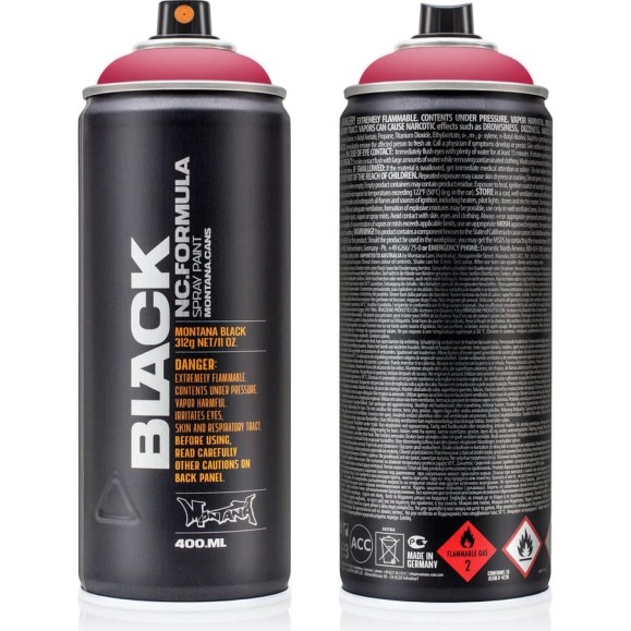 Краска MONTANA BLACK кровавая мэри, 0.4 л 3330 BLK