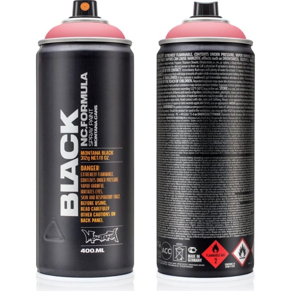 Краска MONTANA BLACK розовый лимонад, 0.4 л 3310 BLK Краска MONTANA BLACK розовый лимонад, 0.4 л 3310 BLK