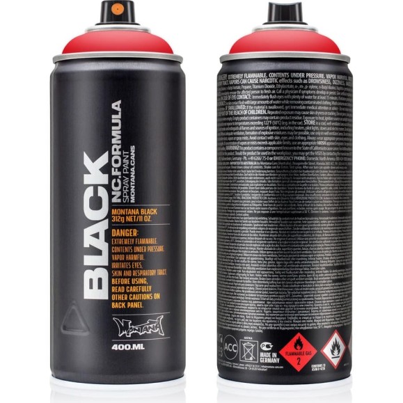 Краска MONTANA BLACK светло-красная, 0.4 л 2093 BLK