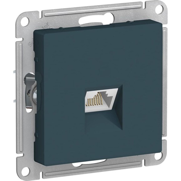 Компьютерная розетка Systeme Electric AtlasDesign Изумруд RJ45, кат. 6A, механизм SE ATN000886 Компьютерная розетка Systeme Electric AtlasDesign Изумруд RJ45, кат. 6A, механизм SE ATN000886