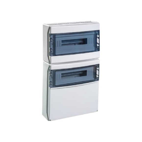 Щит IDE RR STAR наружной установки 36 (2x18) модулей, 2 шины PE+N, 2 DIN - рейки, IP65 CSN36PT/RR Щит IDE RR STAR наружной установки 36 (2x18) модулей, 2 шины PE+N, 2 DIN - рейки, IP65 CSN36PT/RR