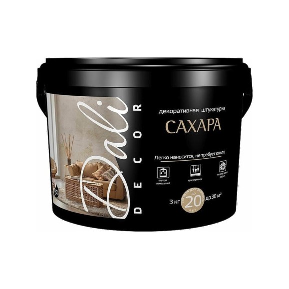 Декоративная штукатурка DALI-DECOR сахара, 3 кг 225183 Декоративная штукатурка DALI-DECOR сахара, 3 кг 225183