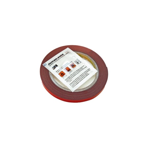Двухсторонний скотч 3М + салфетка 3М Русская Артель 8 мм PT1100-8