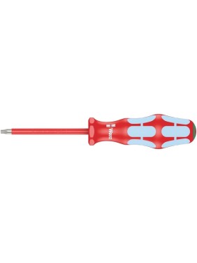 Диэлектрическая отвертка WERA 3167 i TORX VDE, нержавеющая сталь, TX20х80 мм WE-022764