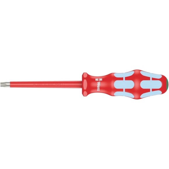 Диэлектрическая отвертка WERA 3167 i TORX VDE, нержавеющая сталь, TX30х100 мм WE-022766 Диэлектрическая отвертка WERA 3167 i TORX VDE, нержавеющая сталь, TX30х100 мм WE-022766