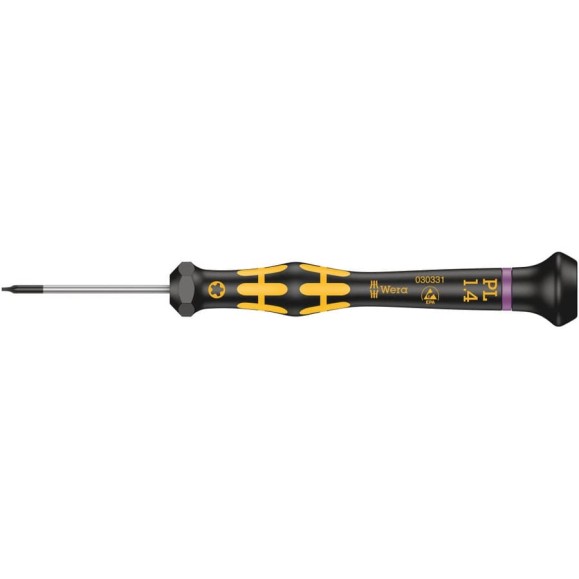 Антистатическая отвертка WERA 1573 Pentalobe ESD Kraftform Micro, PL 1.4х40 мм WE-030331 Антистатическая отвертка WERA 1573 Pentalobe ESD Kraftform Micro, PL 1.4х40 мм WE-030331