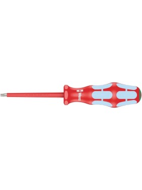 Диэлектрическая отвертка WERA 3167 i TORX VDE, нержавеющая сталь, TX15х80 мм WE-022763