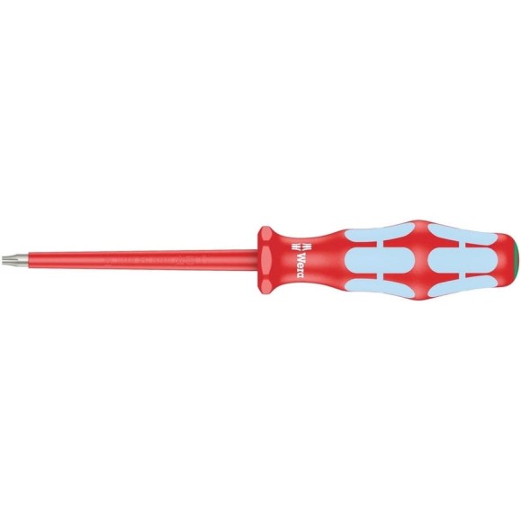 Диэлектрическая отвертка WERA 3167 i TORX VDE, нержавеющая сталь, TX10х80 мм WE-022762